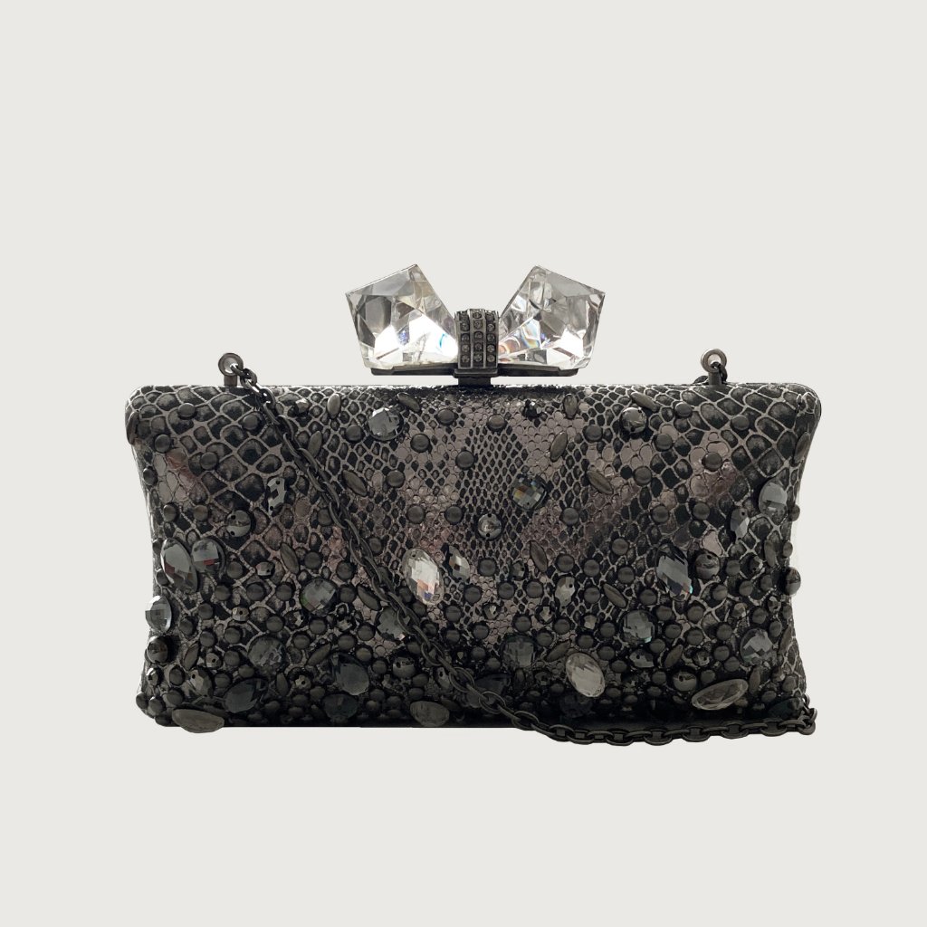 Judith Leiber Vanessa Metallic Clutch Bag